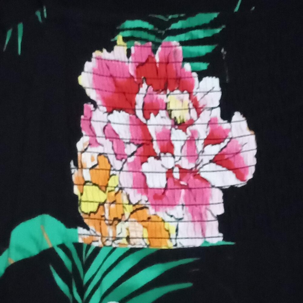 OLD NAVY Black with Florals Summer Dress